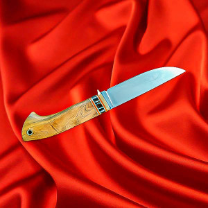 ЗОЛОТИЙ ПТАХ ніж ручної роботи майстерні ВІКТОР, купити замовити в Україні, сталь CPM® S125V™, 65 HRC. Photo 2